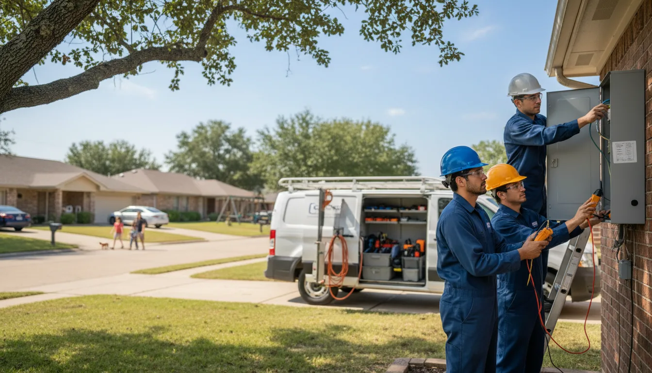 Certified electrician providing emergency electrical services in Plankinton, SD